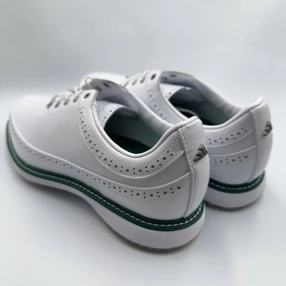Unisex Size M10/W11 Adidas Golf Shoes MC80 Spikeless Cloud White Silver IE3526